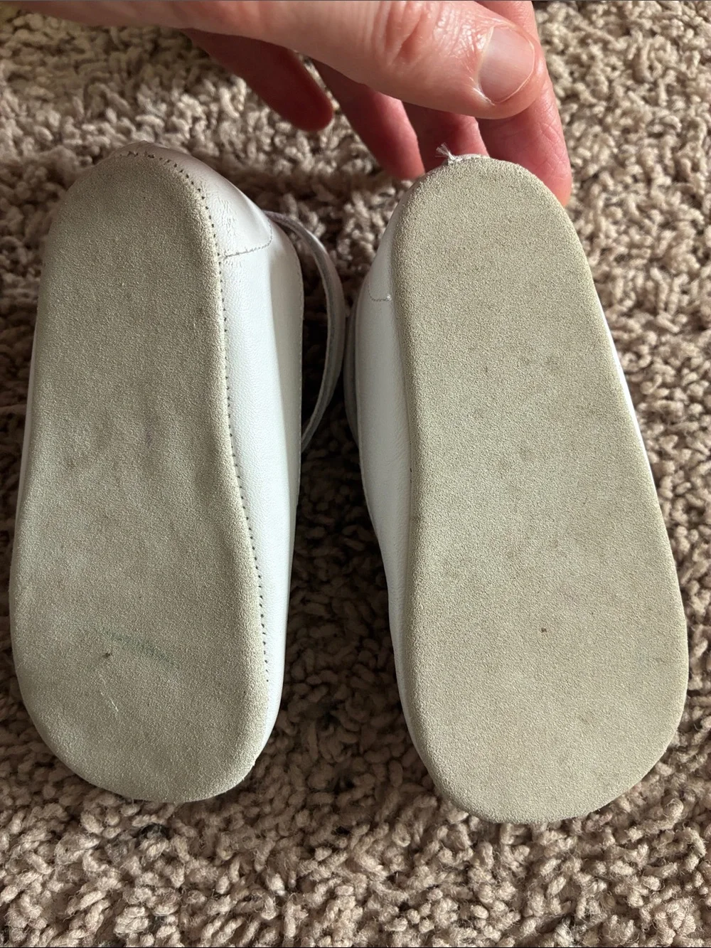Vintage Lullaby Baby Girls White Dress Shoes Mary Janes - Size 3 23201